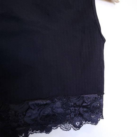 Shasa High Mock Neck Ribbed Black Crop Top - Picture 5 of 11